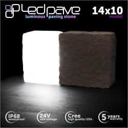 Świecąca Kostka Brukowa LedPave 24V 14x10 RGB+CCT-141621
