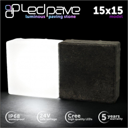 12x Świecąca Kostka Brukowa LedPave 15x15 RGB+CCT-142125
