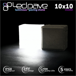 20x Świecąca Kostka Brukowa LedPave 10x10 RGB+CCT-142893